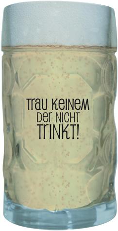 Image du produit Trend Import Ne faites pas confiance à ceux qui ne boivent pas Chope de bière