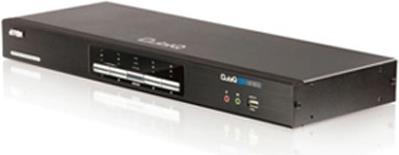 Aten CS1644, Dual-View 4-Port KVM Switch mit 2 Port USB Hub