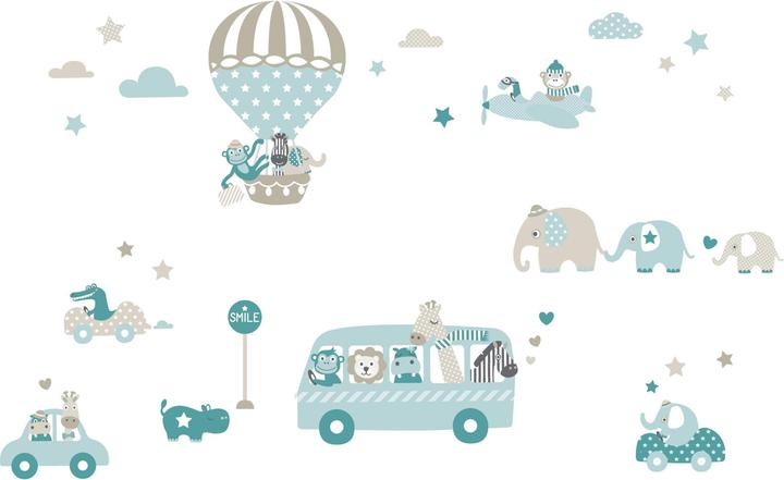 Immagine prodotto Lovely label Animali tatuati al muro in tour (32 x 21 cm)