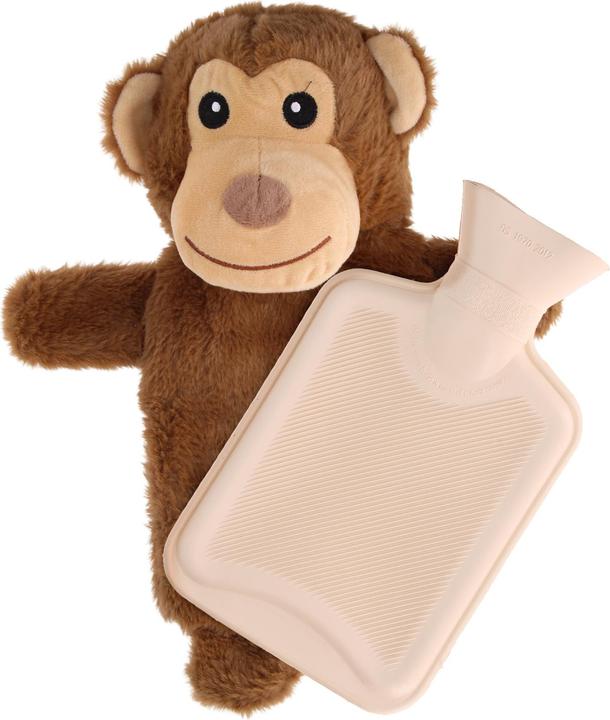 Zen Kat Abnehmbarer Wärmflaschenhalter Plüsch Affe (0.75 l)