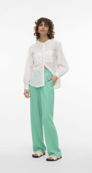 Immagine prodotto Vero Moda VMJESMILO Pantaloni a vita media Pantaloni a gamba larga (S)