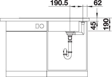 Image du produit Blanco Axia III XL 6 S (Éviers à poser, 100 cm, 51 cm)