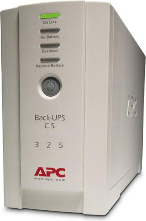 Productafbeelding APC BACK-UPS CS 325VA 230V W/O SW Project (P) (325 VA, 210 W, Standby UPS)