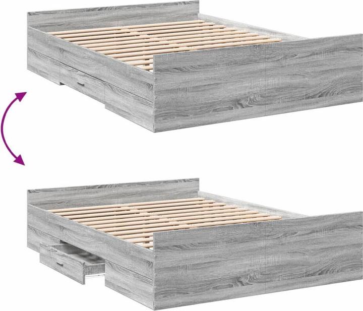 Produktbild VidaXL Bettgestell mit Schubladen (120 x 190 cm)