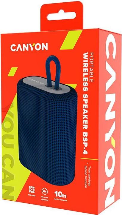 Actual product image Canyon Bluetooth speaker BSP-4 5W (4 h, Battery operated)
