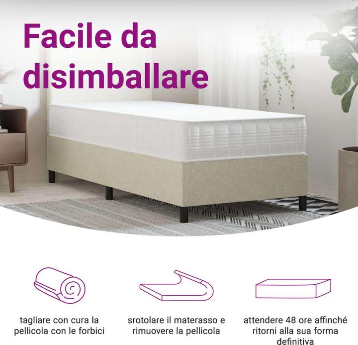 Actual product image VidaXL Jeronimus (100 x 200 cm, Spring core)