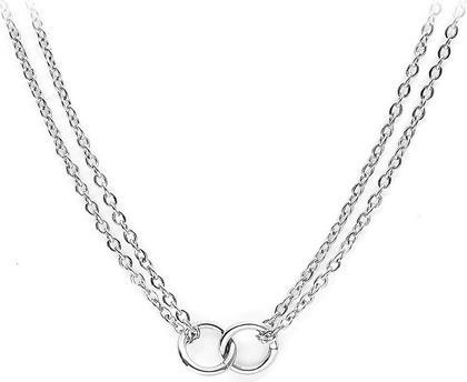Produktbild Pierre Lannier Stylish steel necklace with Seduction rings BJ02A4101