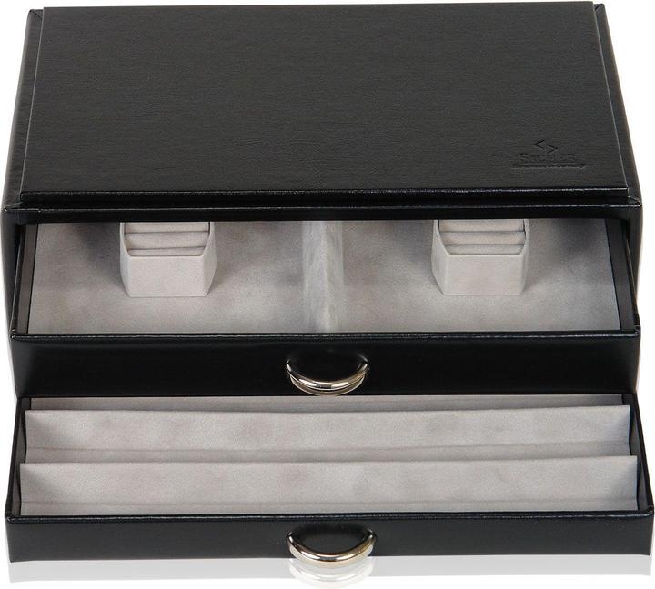 Actual product image Sacher Jewelry Box Vario / Jewelry Set Box - Black