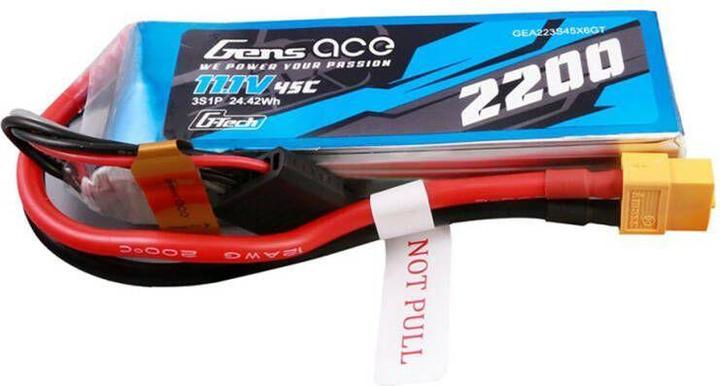 Produktbild Gens Ace G-Tech 45C 3S1P Lipo Battery with XT60 Plug (11.10 V, 2200 mAh)