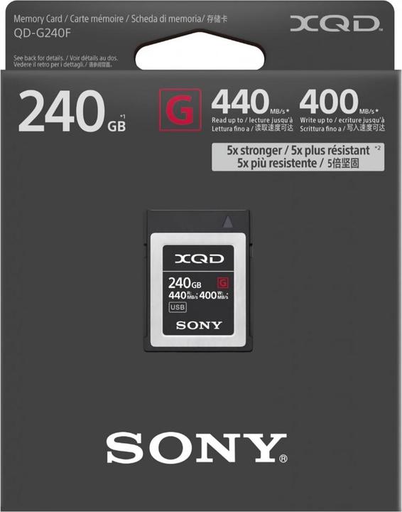 Image du produit Sony Série XQD G (240 Go, XQD)