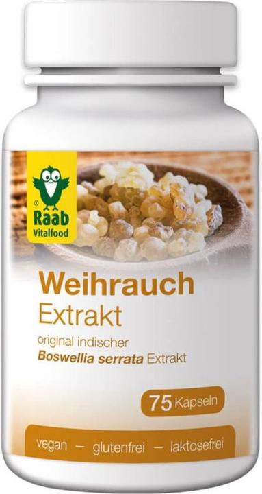 Image du produit Raab Weihrauch Extrakt (75 pièce(s), Capsules, 37.50 g)