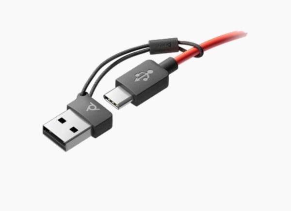 Actual product image Poly Blackwire 3320 BW3320-M (Cable, USB-C)