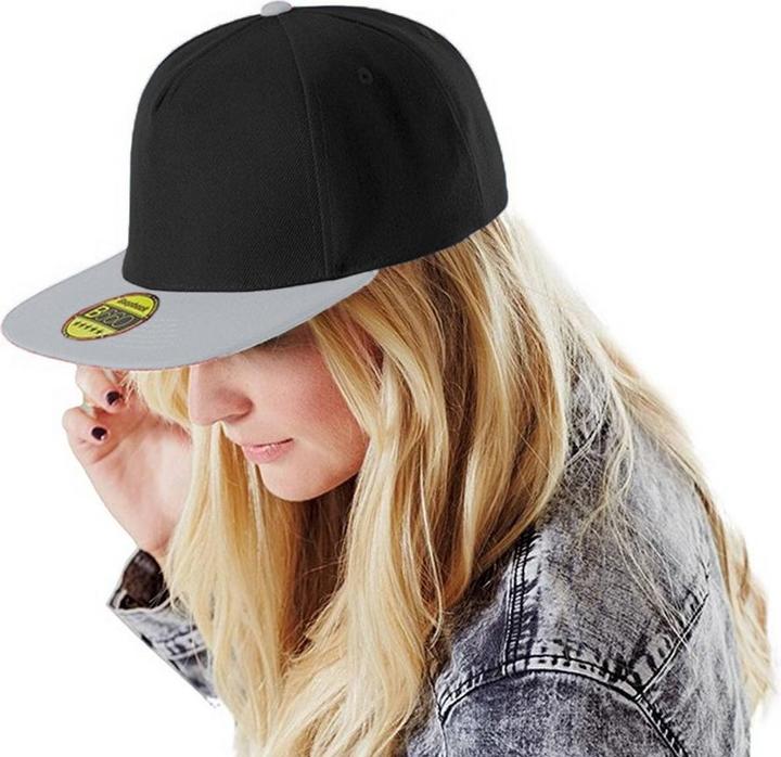 Immagine prodotto Beechfield Cappello da baseball con visiera piatta (confezione da 2) (Taglia unica)