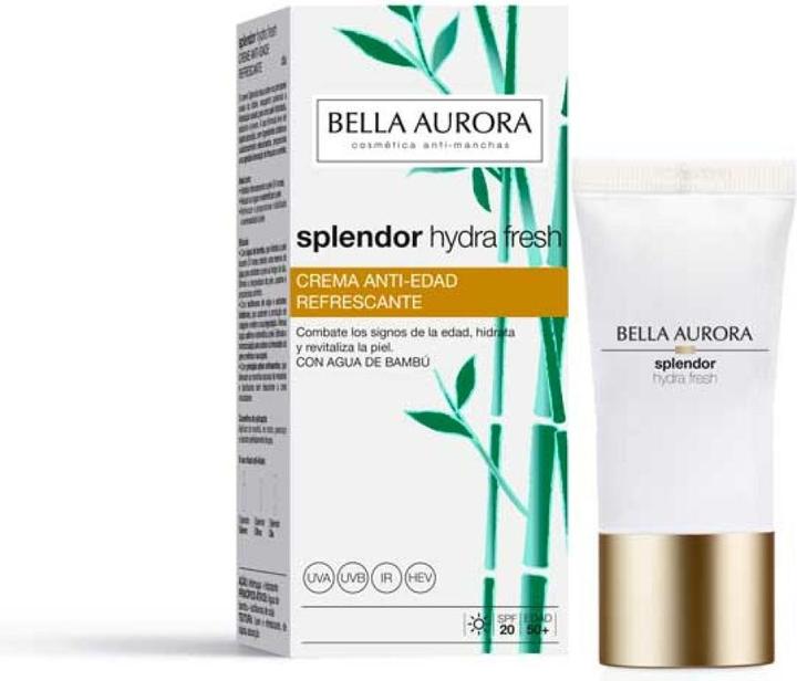 Actual product image Bella Aurora Anti-ageing cream Splendor Hydra Fresh 50ml Spf 20 (Suntan cream, SPF 20, 50 ml)