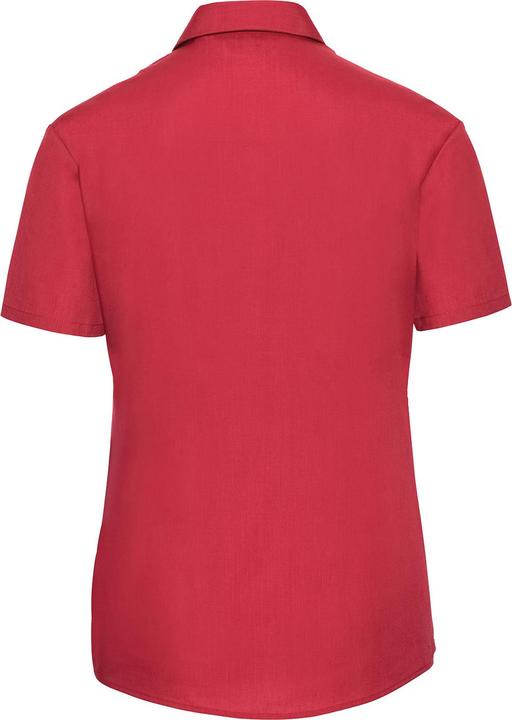 Actual product image Russell Womens/Ladies Poplin Easy-Care Short-Sleeved Shirt (XL)