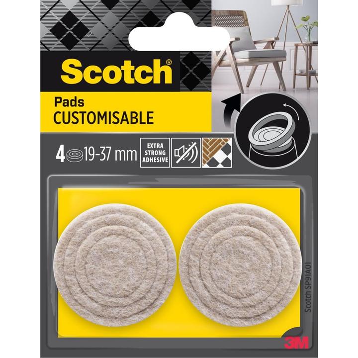 Produktbild Scotch Stuhlbeingleiter (Filzgleiter, 4 Stück)