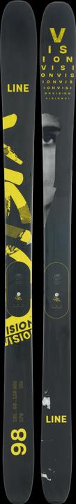 Actual product image Line Ski Vision 98 2024 (186 cm, Without binding)