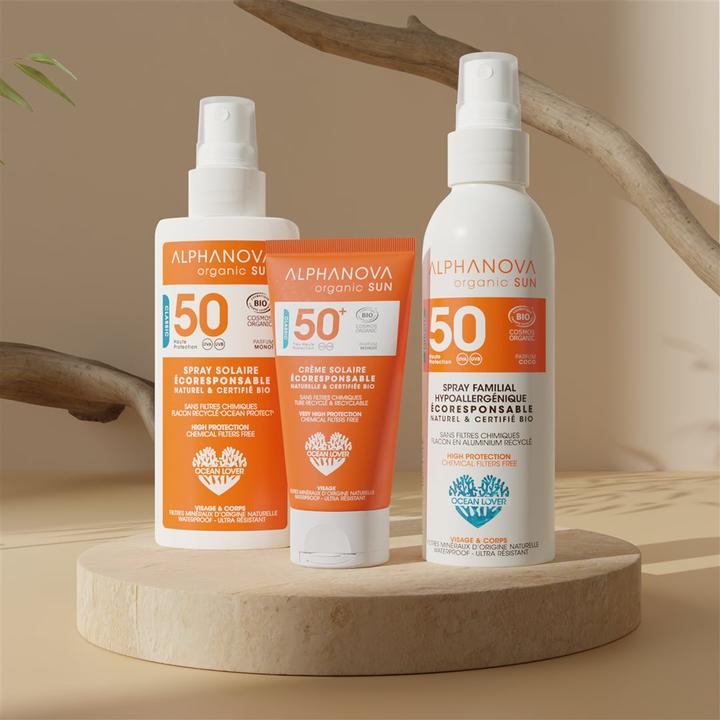 Immagine prodotto Alphanova SUN Spray Organic SPF50 125 g (Spray solare, SPF 50+, 125 g)