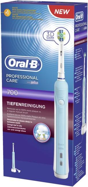 Actual product image Oral-B Pro 700 SensiClean (Oscillating toothbrush)