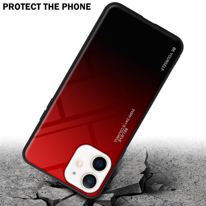 Image du produit Cadorabo Couverture en verre TPU 2 couleurs (Apple iPhone 12 mini)