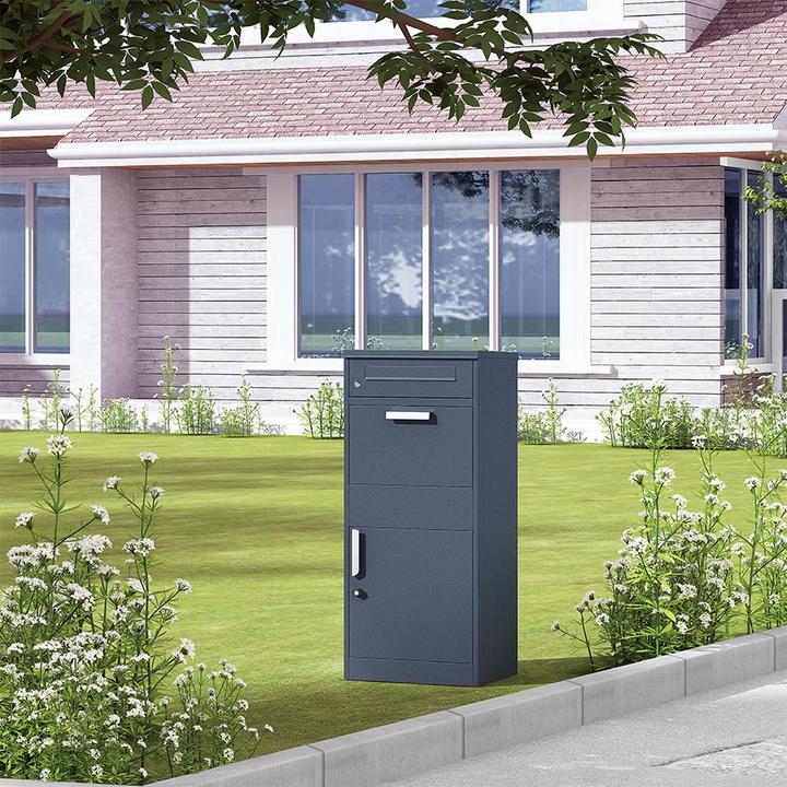 Image du produit Holmberg Boîte aux lettres pour colis 50x38x112cm anthracite