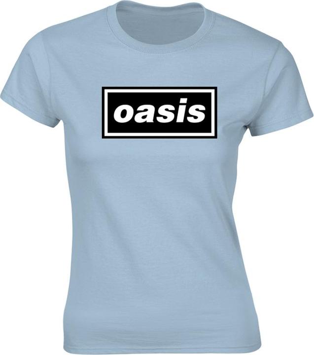 Oasis Decca Logo (Light Blue) (Girlie) (L)