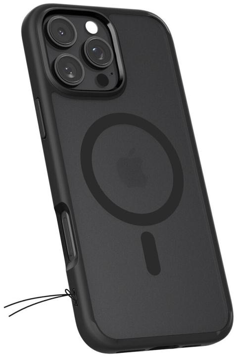 Actual product image Spigen Ultra Hybrid MAG iPhone 16 Pro MagSafe frost black ACS08134 (Apple iPhone 16 Pro)