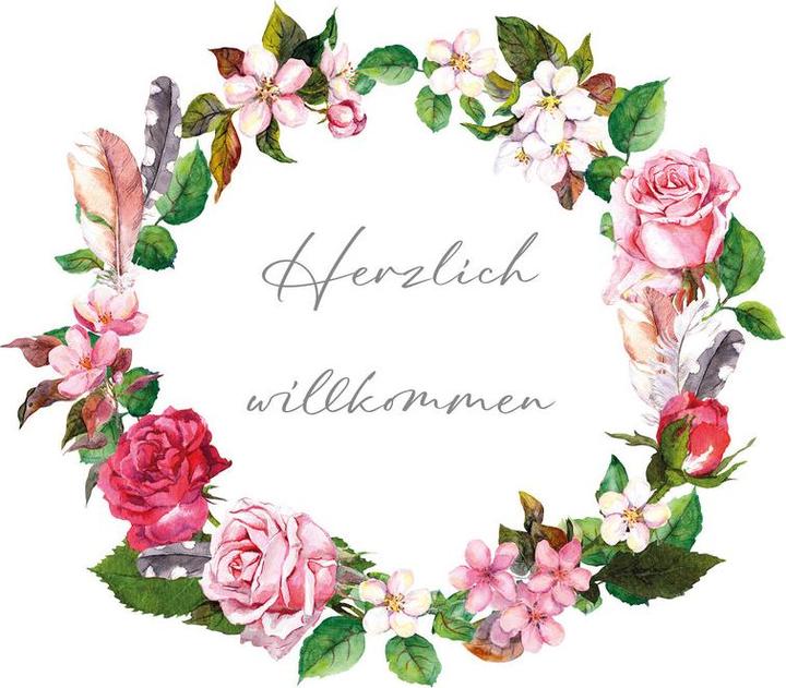 Actual product image Fasana Servietten Blumen und Pflanzen (20 x, 330 x 330 mm)