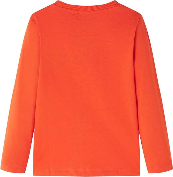 Image du produit VidaXL T-shirt manches longues enfant orange clair 140,Matière : 100 (140)