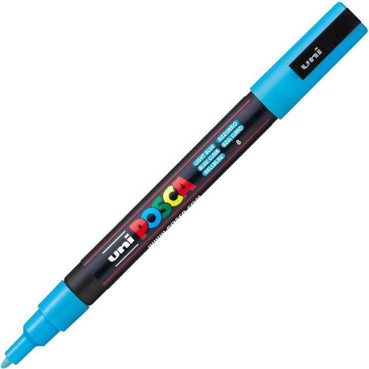 Produktbild Posca Marker PC-3M Rundspitze (Blau, 0.90 mm, 1 x)