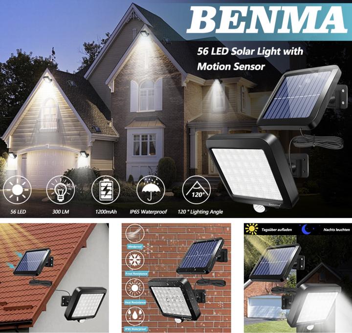 Produktbild Benma Solar LED Strahler (300 lm, IP65)