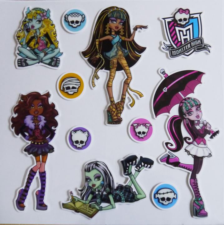 Produktbild Consalnet Sticker 3D Monster High (30 x 30 cm)