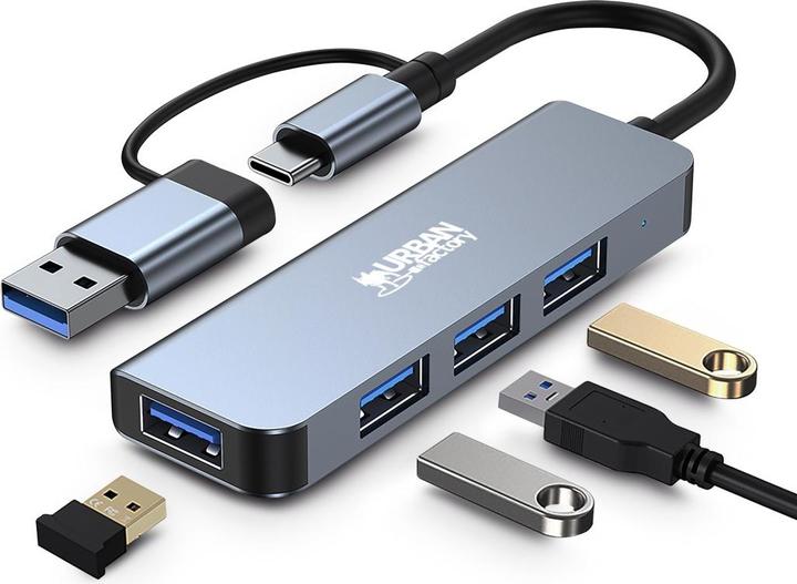 Image du produit Urban Factory Mining Hub USB-A/C (USB-C, 4 Ports)