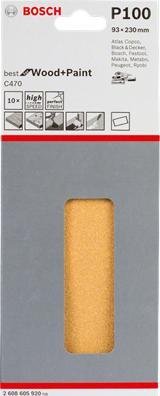 Immagine prodotto Bosch Professional Zubehör Carta abrasiva vibrante con velcro (120)