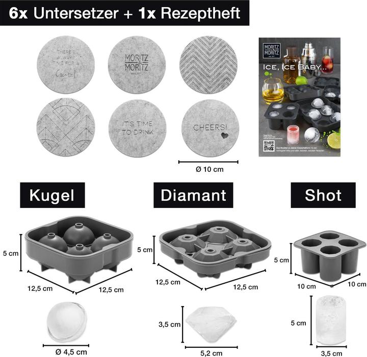 Produktbild Moritz & Moritz Eiswürfelformen Set