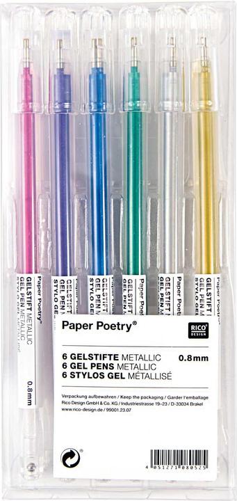 Paper Poetry Schreiben (Mehrfarbig, 6 x)