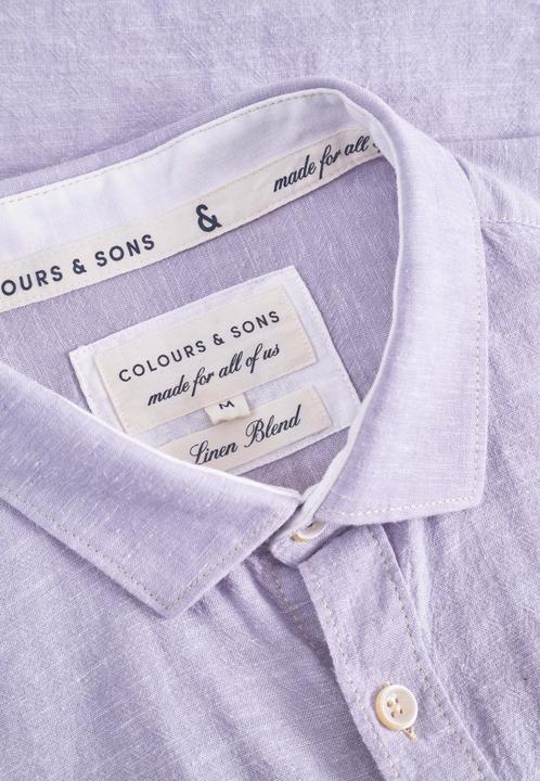 Produktbild Colours & Sons Kurzarmhemd Shirt-Linen Blend Kent (XL)