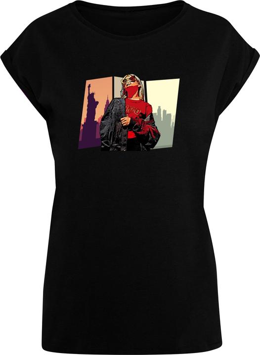 Produktbild Merchcode Laides Grand Red Girl Extended Shoulder Tee - 113369 (S)