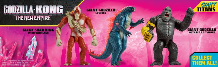 Produktbild Playmates Godzilla × Kong: The New Empire Giant Titans Actionfigur Star King 28 cm