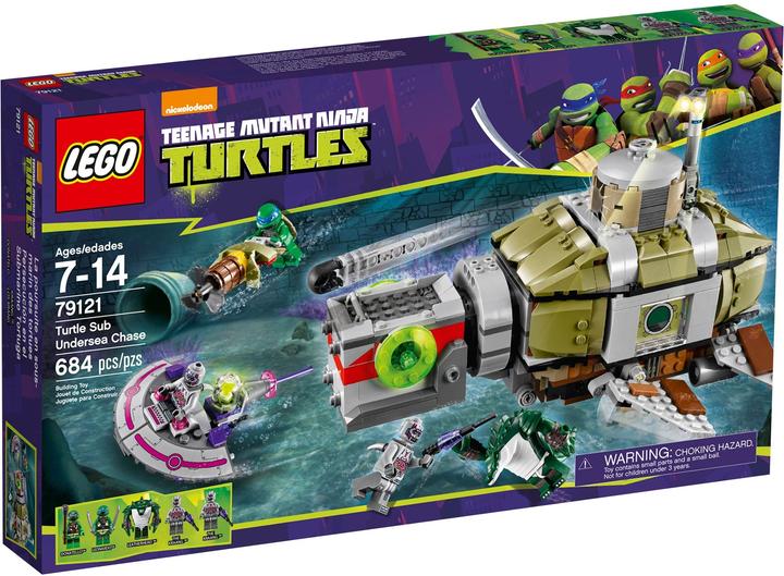 Image du produit LEGO Chasse aux Ninja mutants adolescents dans le sous-marin tortue (79121)
