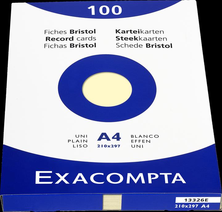 Image du produit Exacompta Fiches (210 x 297 mm, 205 g/m², 100 x)