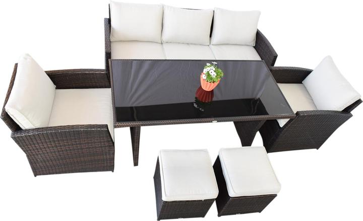 Image du produit Jet-Line Meuble de jardin Lounge Havanna brun