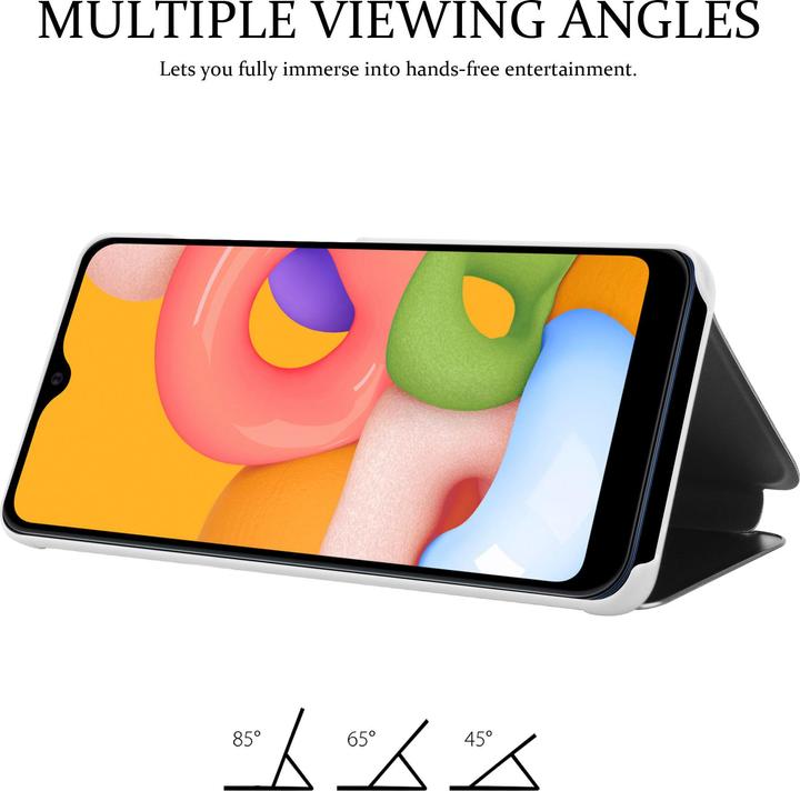 Produktbild Cadorabo Book Smart View Spiegel Cover (Samsung Galaxy A01)