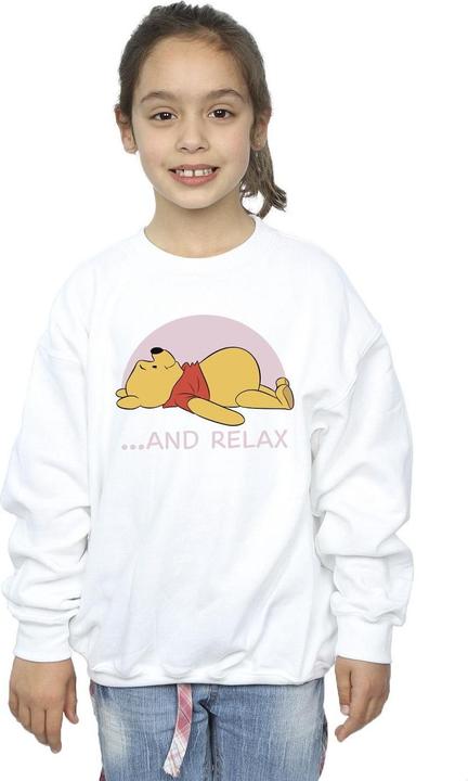 Actual product image Disney Girls Winnie The Pooh Relax Sweatshirt (104)