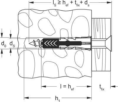 Actual product image Fischer Universal dowel (100 pcs.)