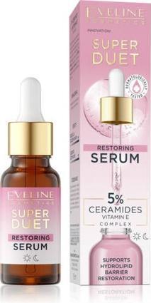 NoName Eveline Super Duet Restoring Serum 5% Ceramide Vitamin E Complex 18ml (18 ml)