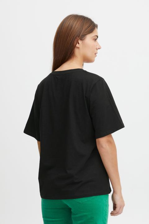 Actual product image Pulz Jeans PZBRIT 0-Neck Tshirt - 50207421 (L)