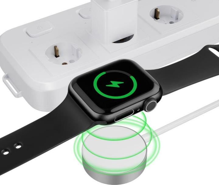 Image du produit Tech-Protect Ultraboost Magnetic Charging Type-C Cable 120cm Apple Watch White (2.50 W)