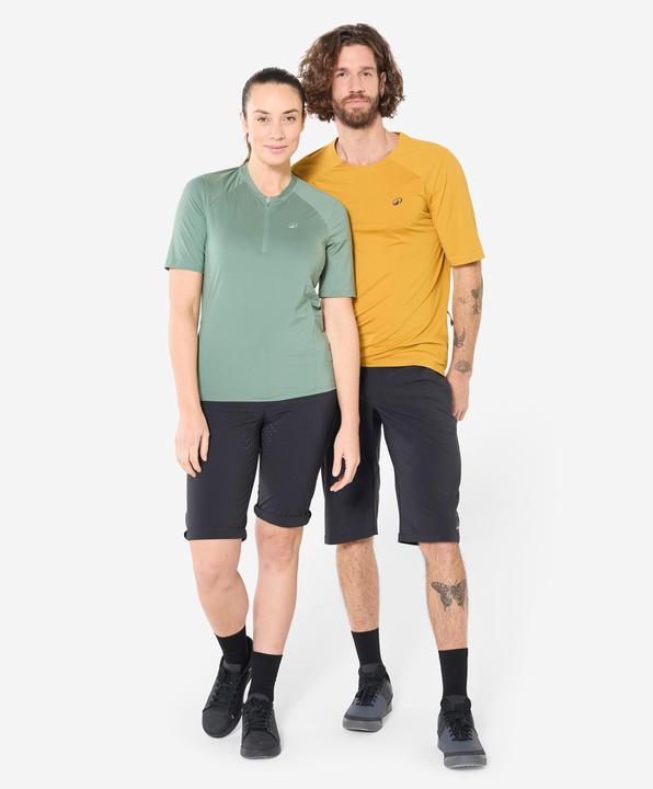 Image du produit Rockrider Velohose kurz atmungsaktiv Unisex schwarz (3XL)