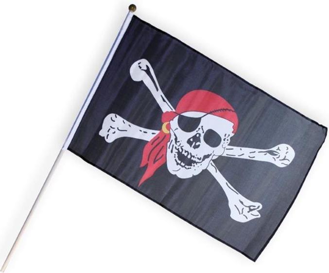 Actual product image Holzspielerei Pirate flag small 3-coloured